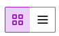 New Gradebook views selected via toggle buttons